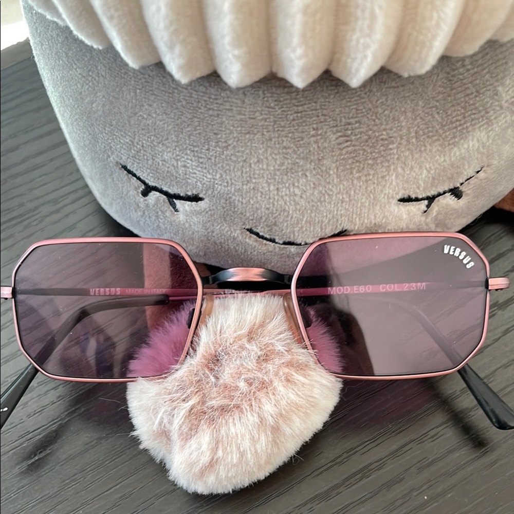 Versace Rose-Tinted Sunglasses